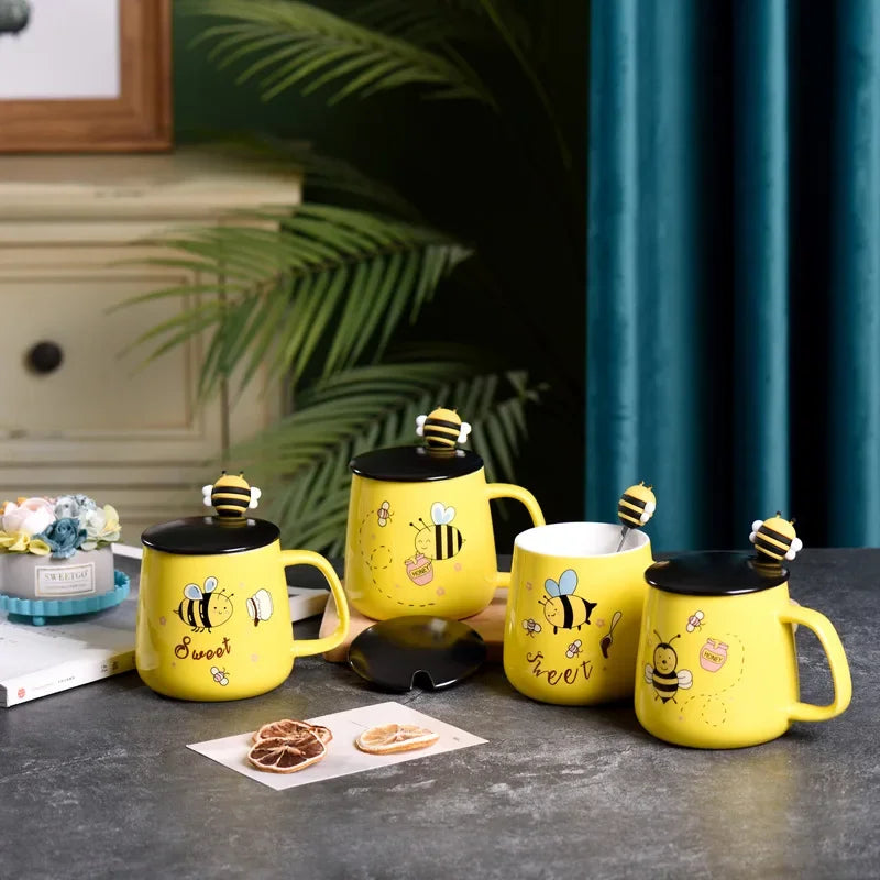 Cartoon Bee Ceramic Mug