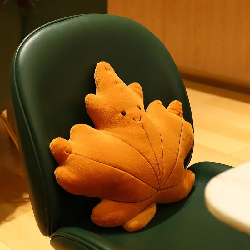 Leaf Pillow Plush Decor