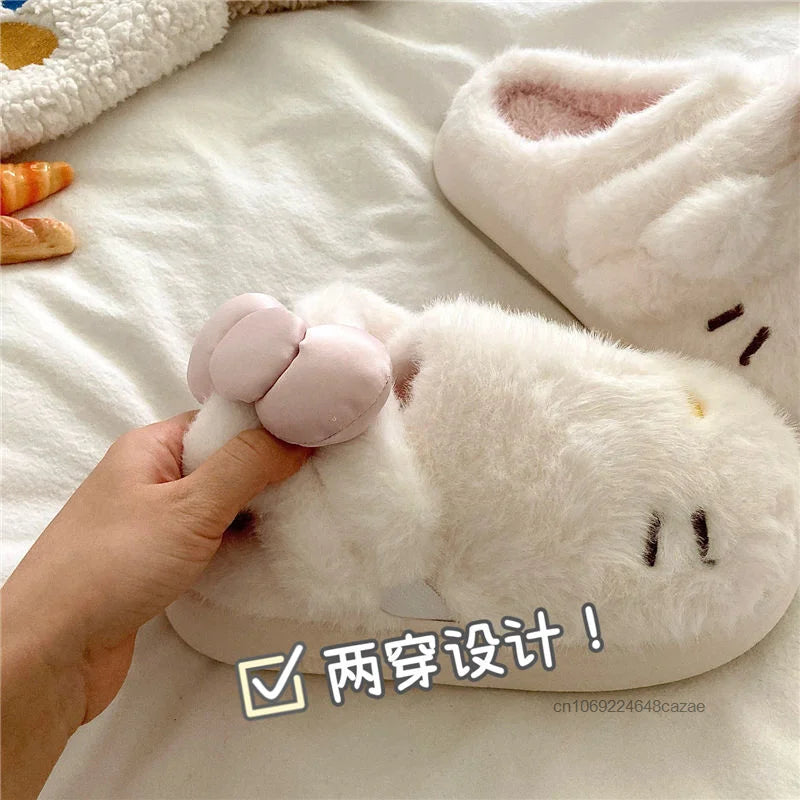 Hello Kitty Plush Slippers