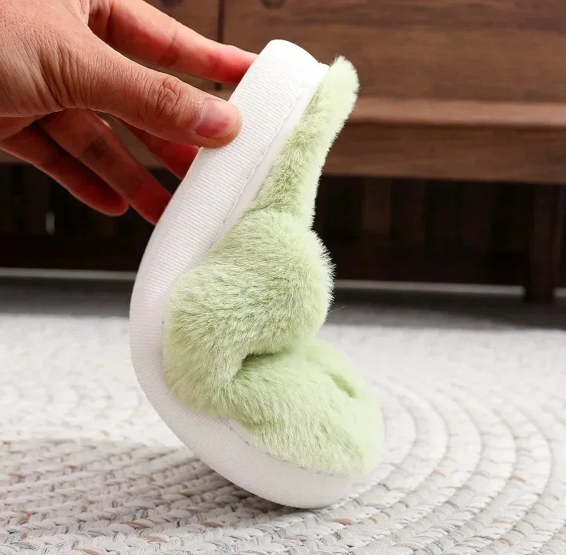Green Monster Plush Slippers