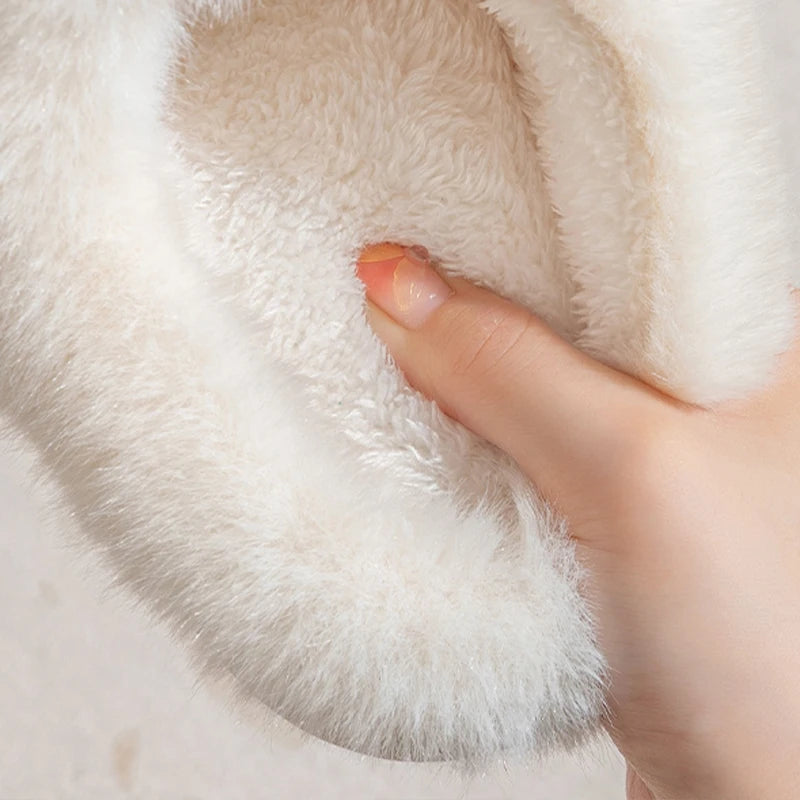 Cat Paw Plush Slippers