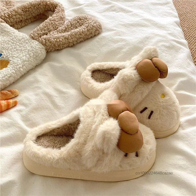 Hello Kitty Plush Slippers