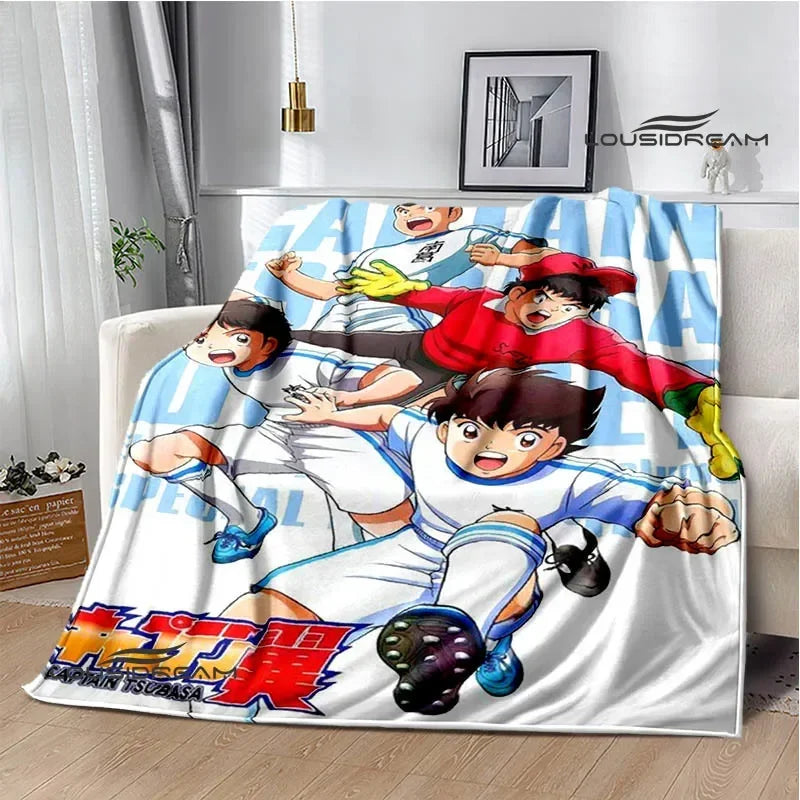 Captain Tsubasa Cartoon Blanket