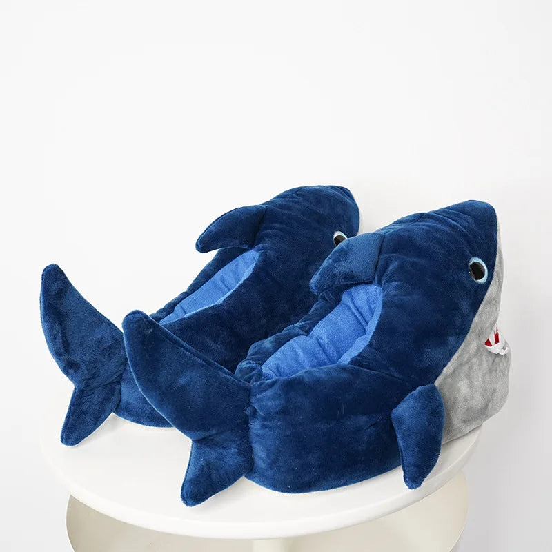 Shark Plush Indoor Slippers