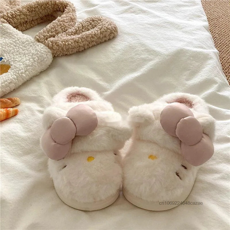 Hello Kitty Plush Slippers
