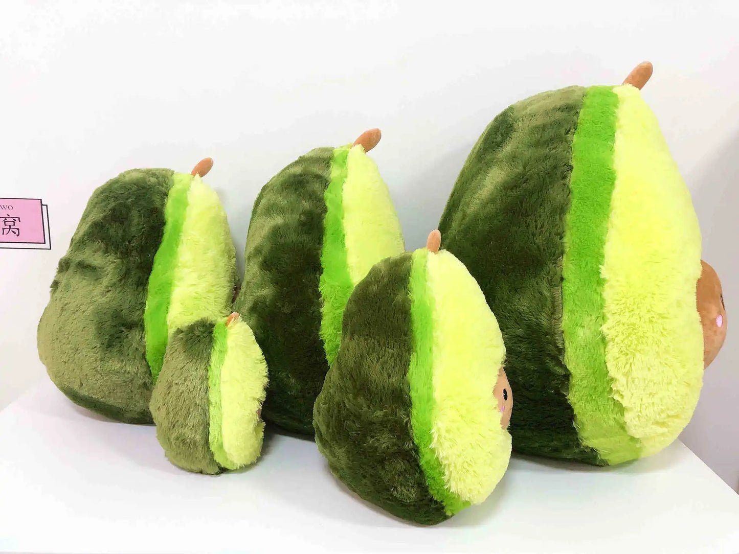 Avocado Throw Plush Pillow