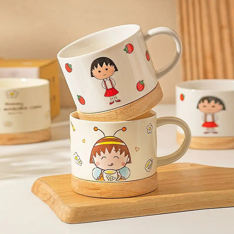Chibi Maruko Ceramic Cup