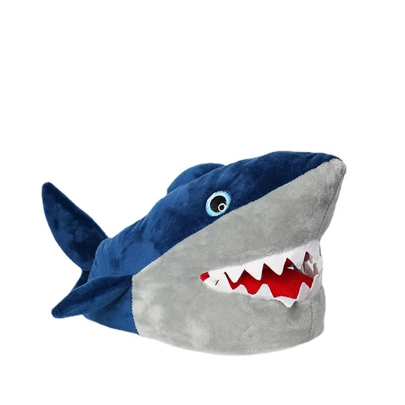 Shark Plush Indoor Slippers