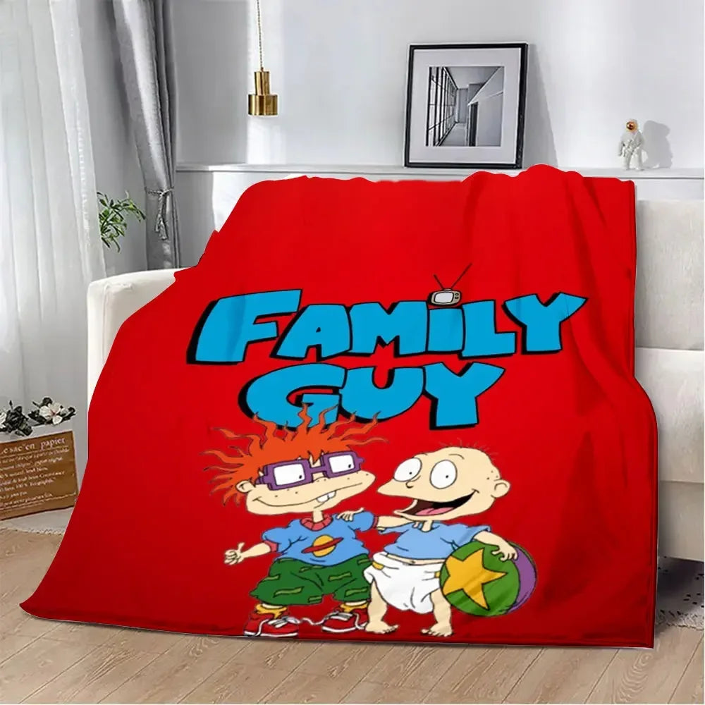 Rugrats Cartoon Flannel Blanket
