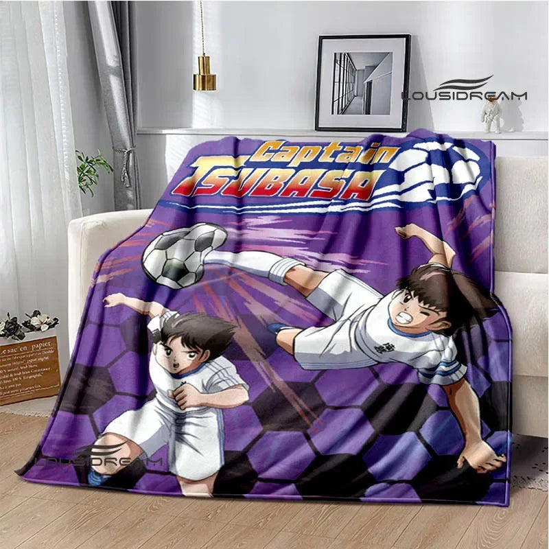 Captain Tsubasa Cartoon Blanket