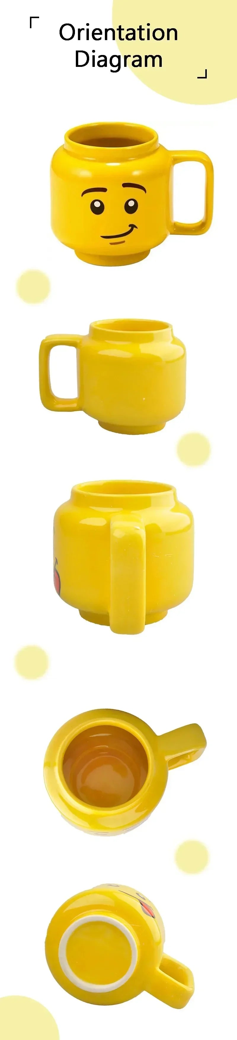 Smiling Face Ceramic Mug