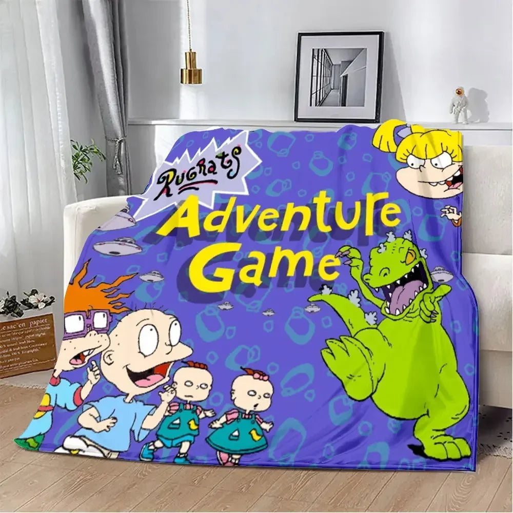 Rugrats Cartoon Flannel Blanket