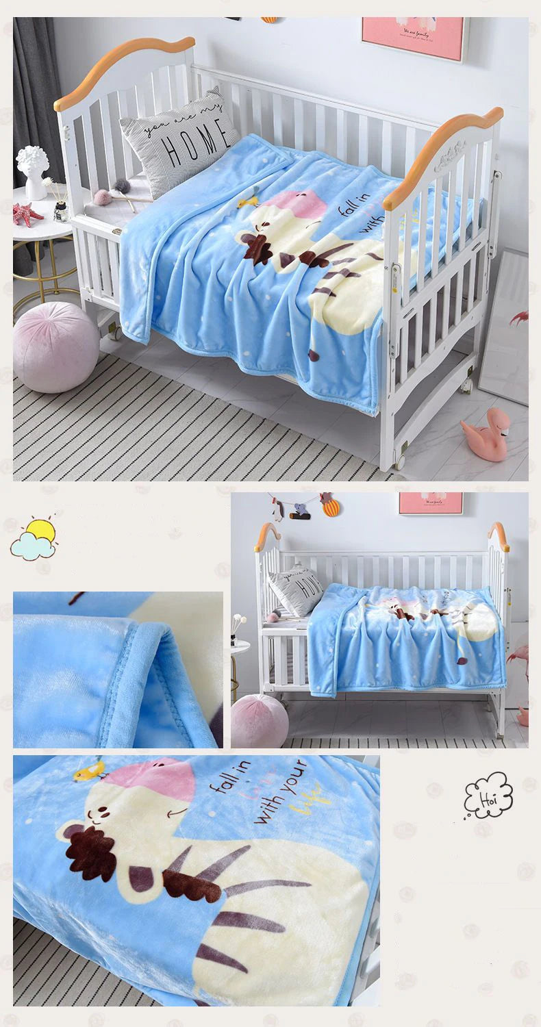 Cartoon Pattern Baby Blanket