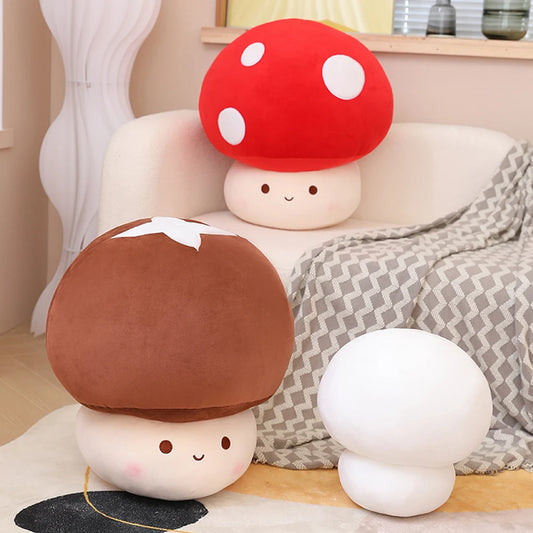 Mushroom Plush Cushion