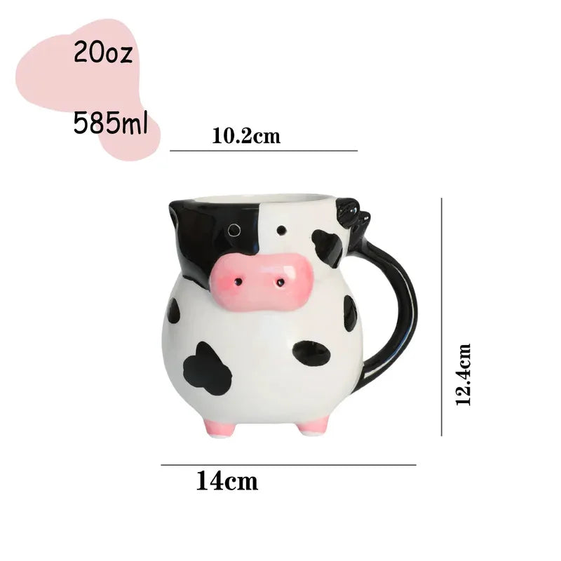 Cartoon Cow Coffee Mug