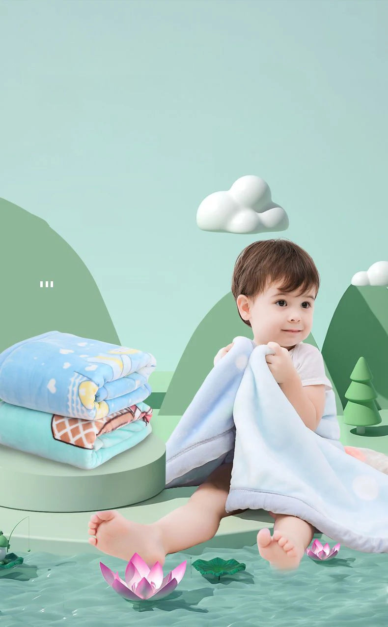 Cartoon Pattern Baby Blanket