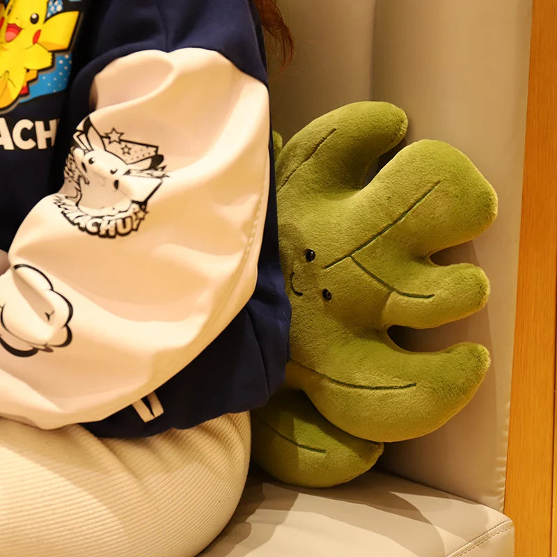 Leaf Pillow Plush Decor