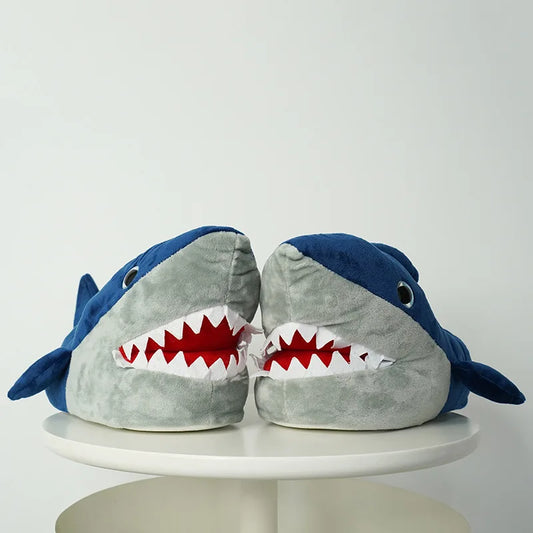 Shark Plush Indoor Slippers