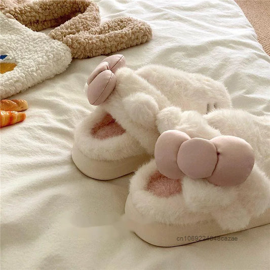 Hello Kitty Plush Slippers
