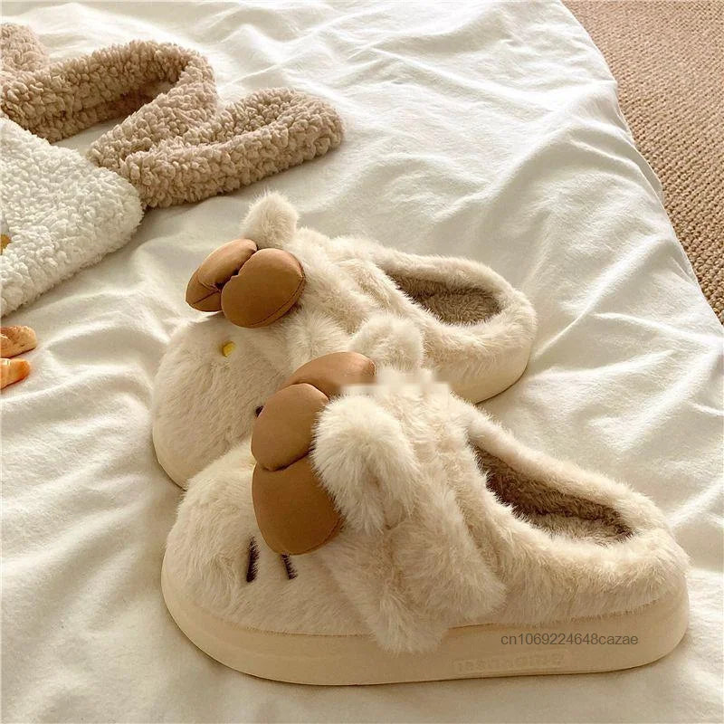Hello Kitty Plush Slippers