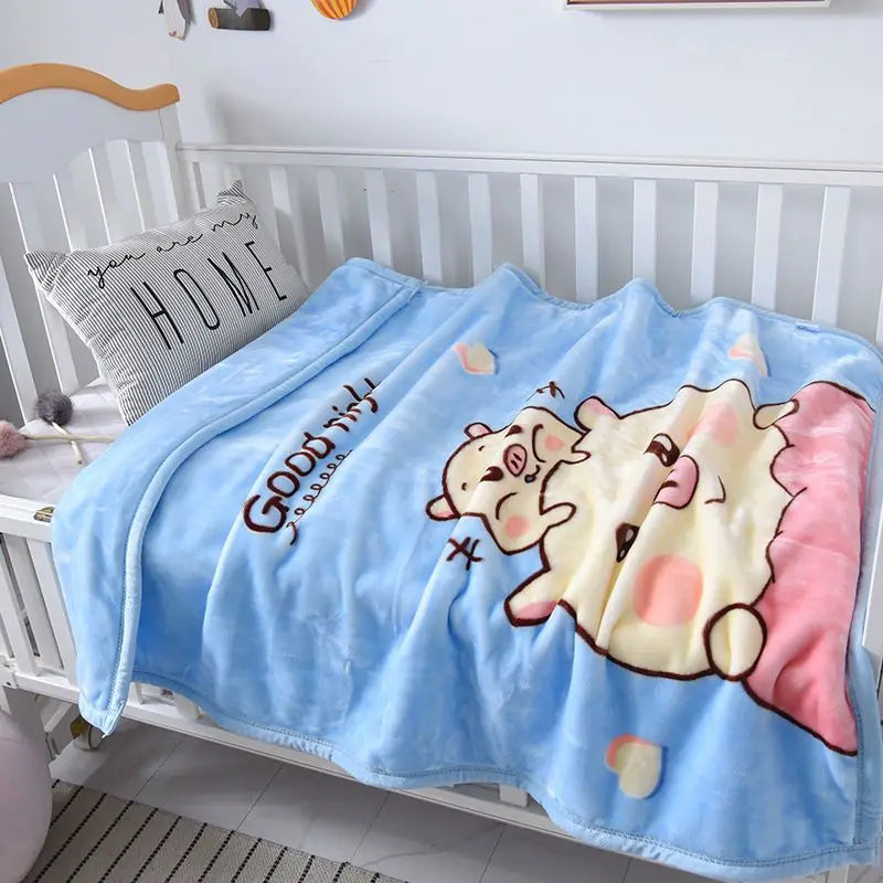 Cartoon Pattern Baby Blanket