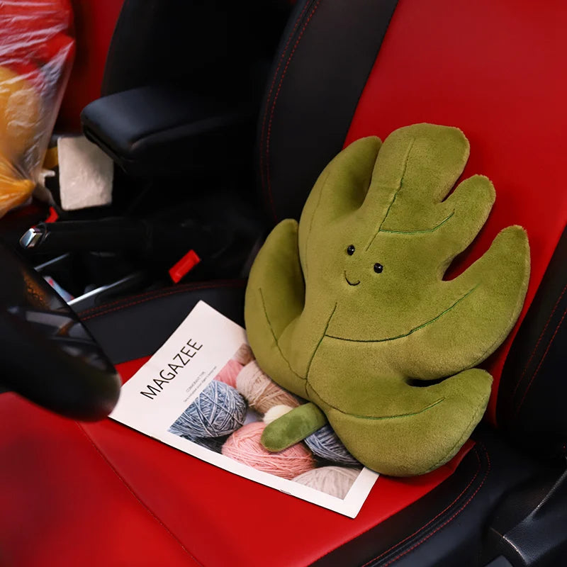 Leaf Pillow Plush Decor