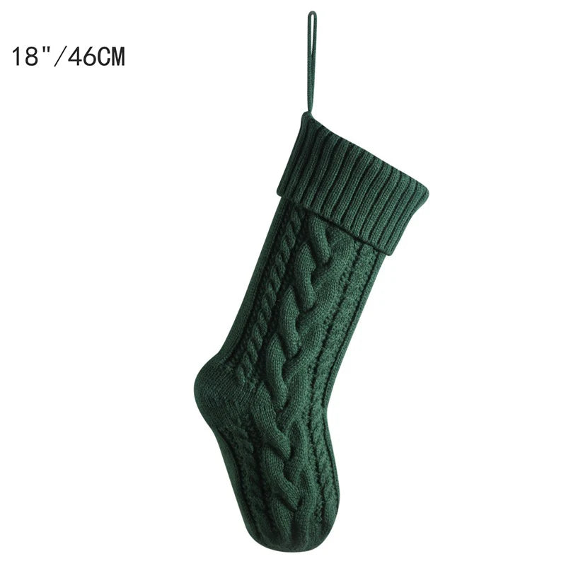 Cozy Knit Christmas Stocking