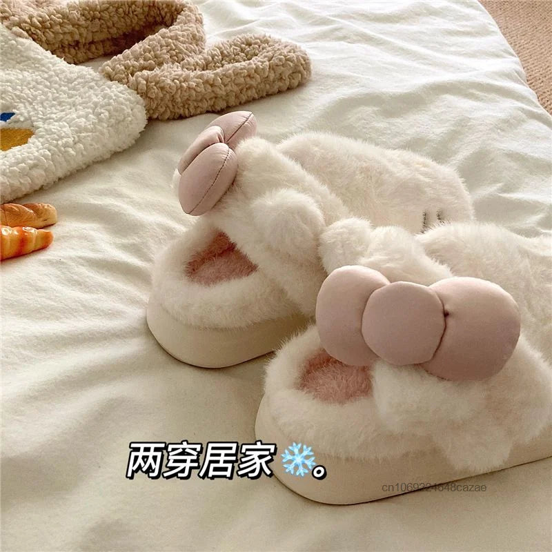 Hello Kitty Plush Slippers