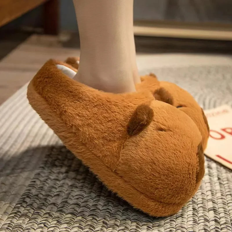 Capybara Cotton Slippers
