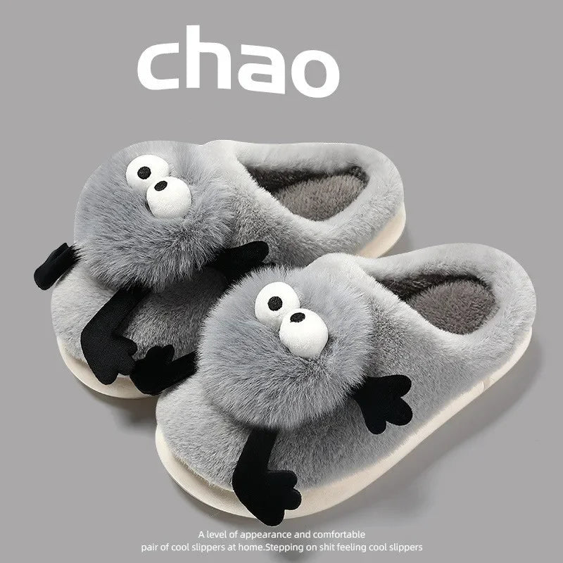 Funny Plush House Slippers