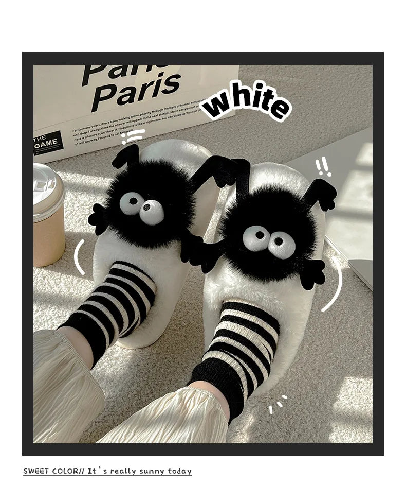 Funny Plush House Slippers