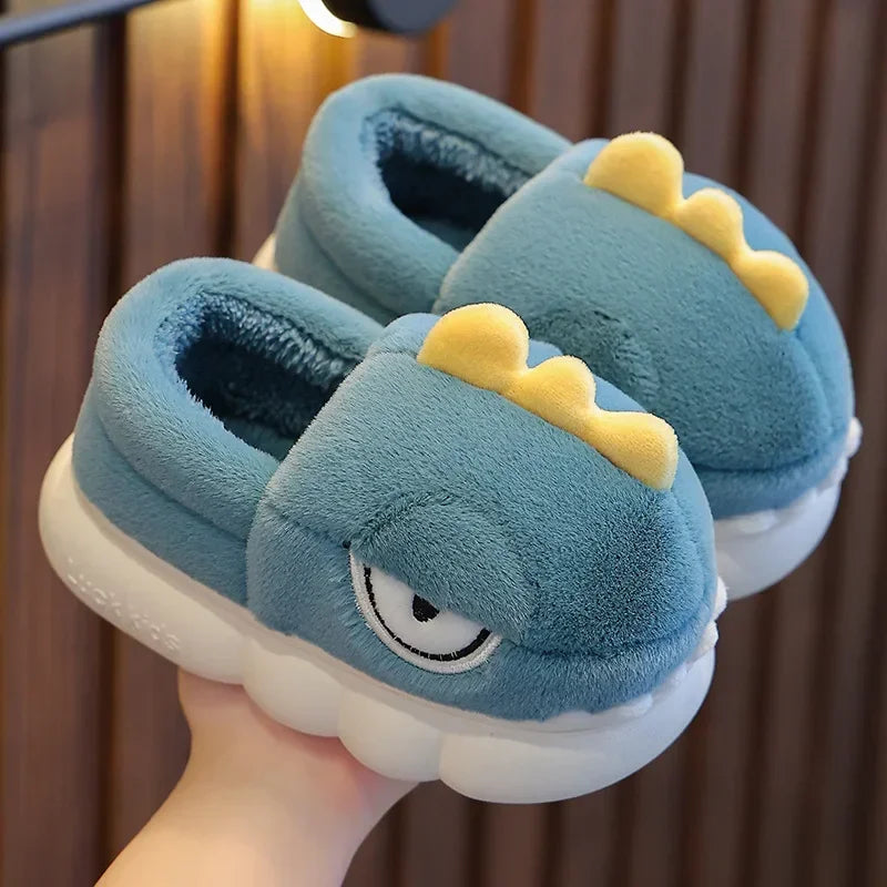 Dinosaur Plush Slippers