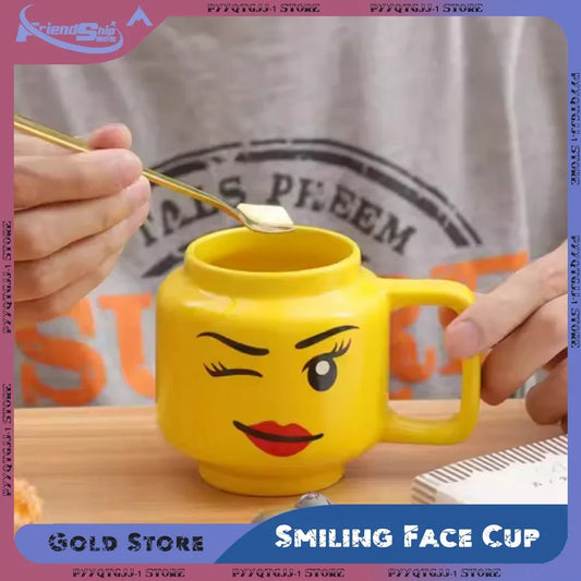 Smiling Face Ceramic Mug