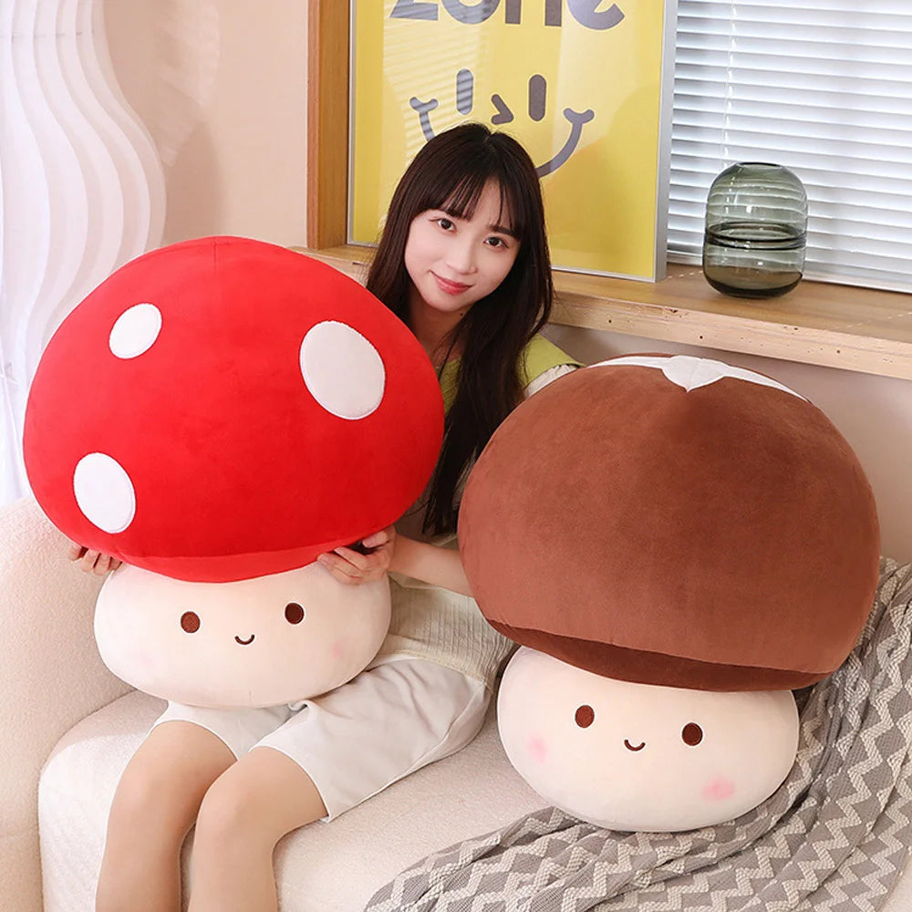 Mushroom Plush Cushion