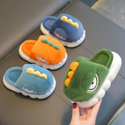 Dinosaur Plush Slippers