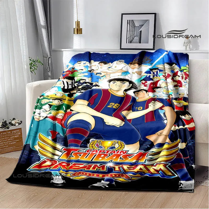 Captain Tsubasa Cartoon Blanket