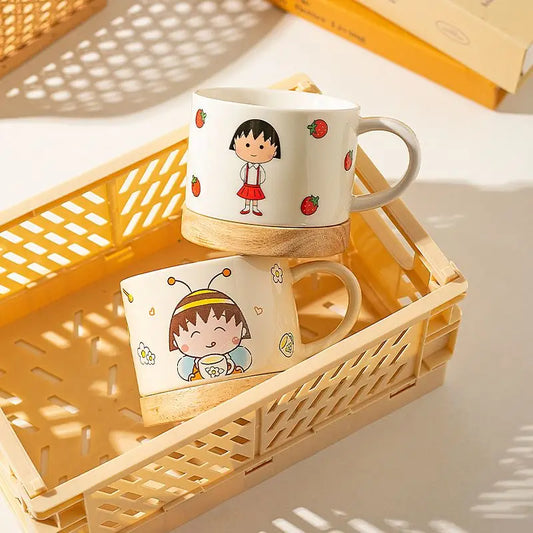 Chibi Maruko Ceramic Cup