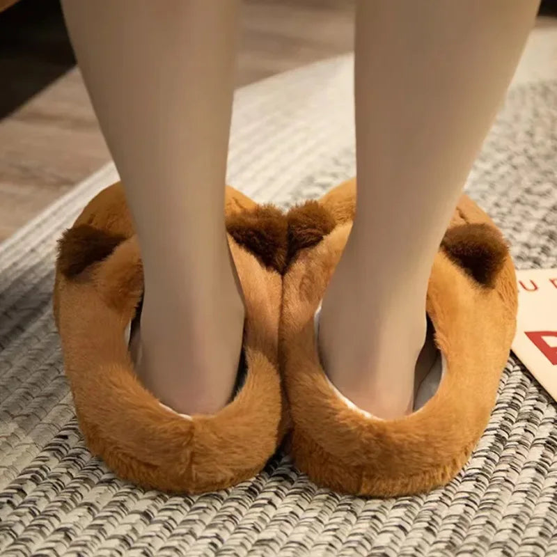 Capybara Cotton Slippers
