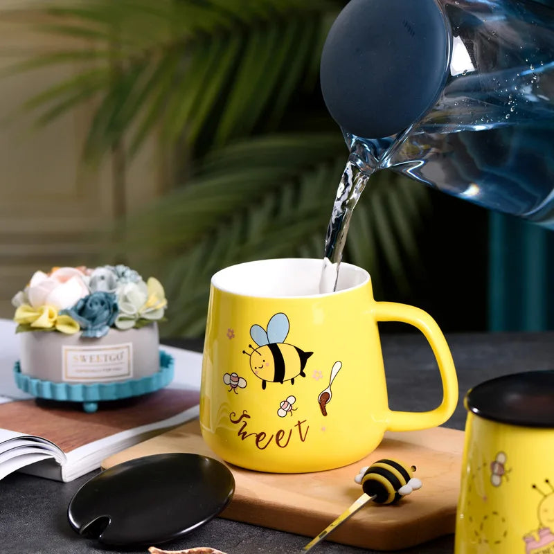Cartoon Bee Ceramic Mug
