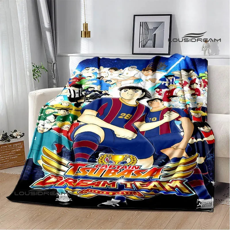 Captain Tsubasa Cartoon Blanket