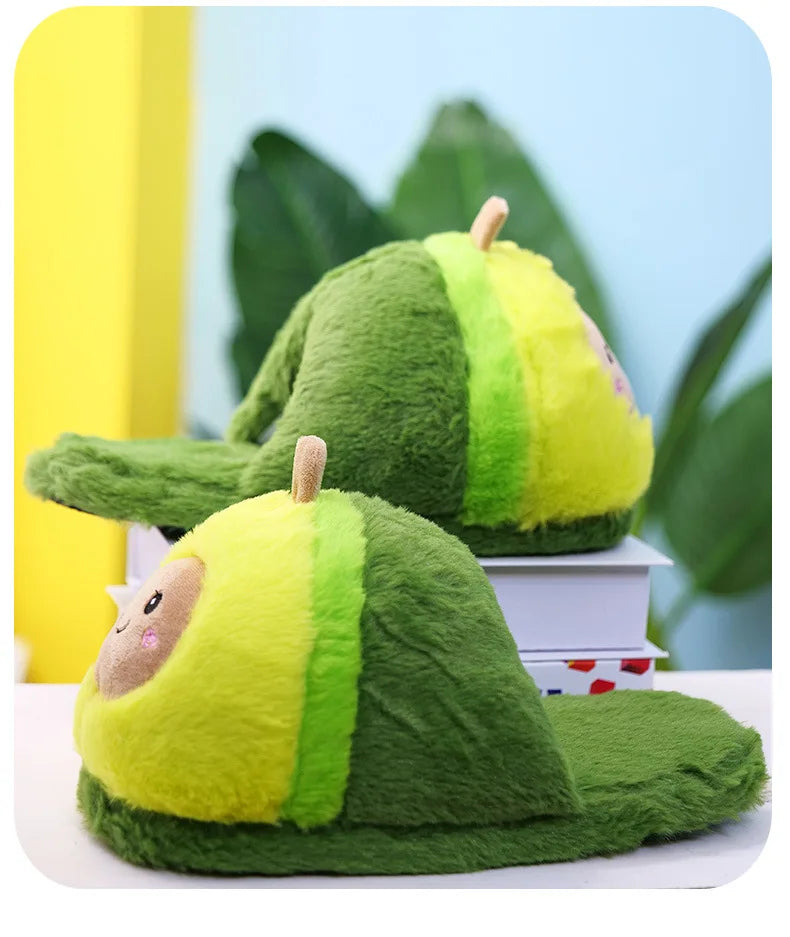 Avocado Cotton Home Slippers
