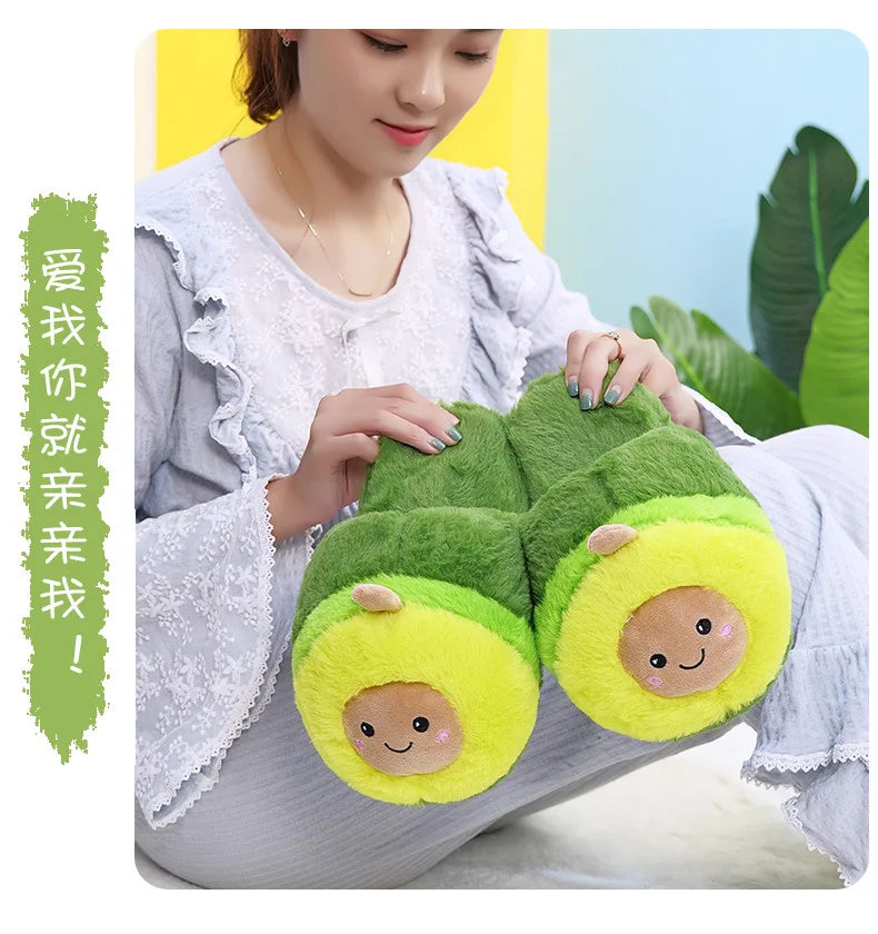 Avocado Cotton Home Slippers