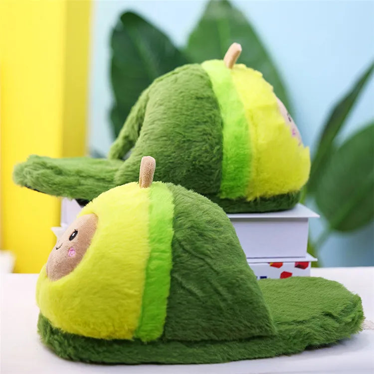 Avocado Cotton Home Slippers