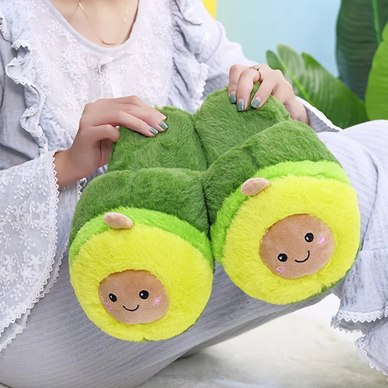 Avocado Cotton Home Slippers