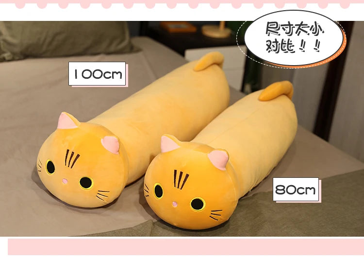 Long Cat Plush Pillow