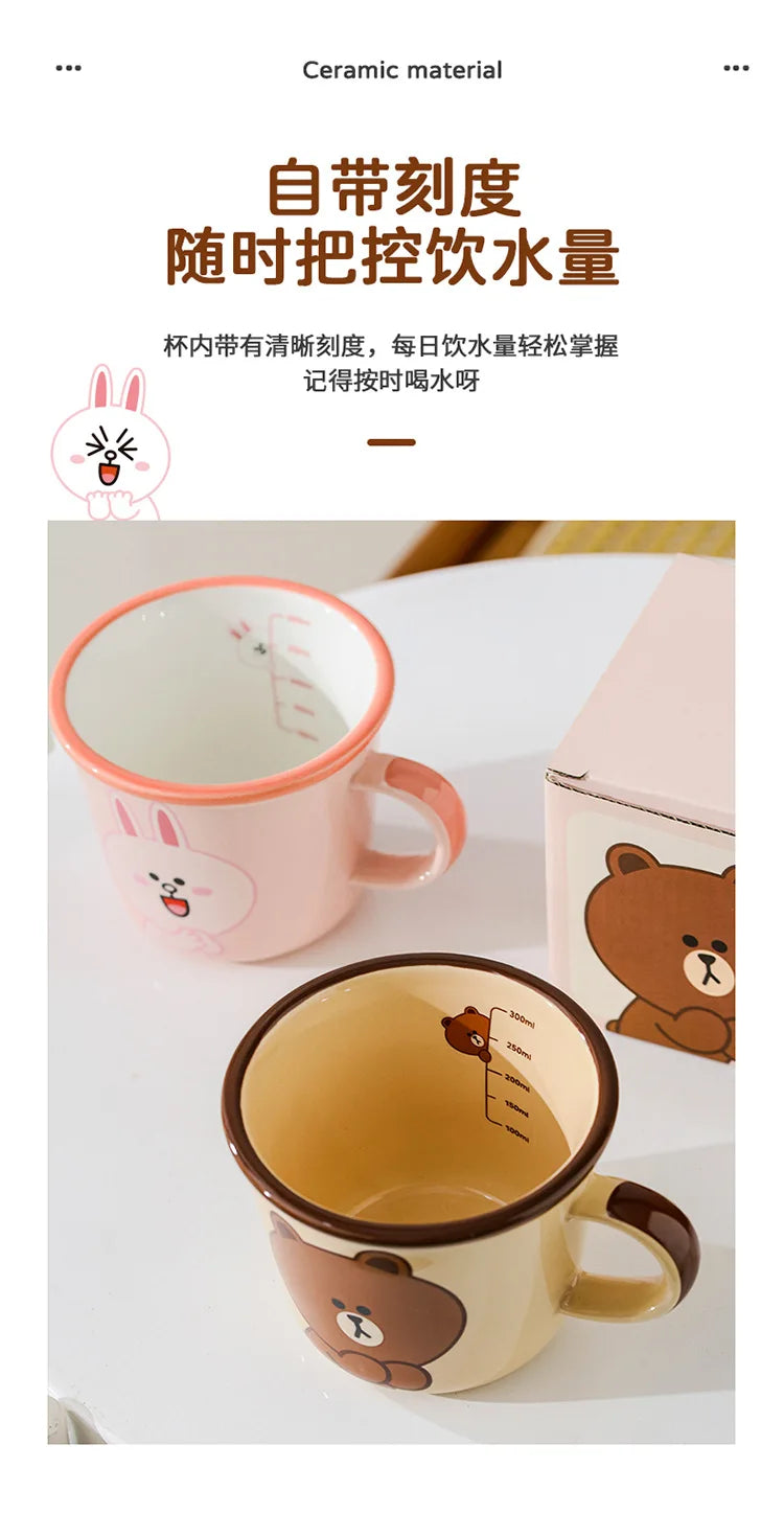 Line Friends Cartoon Mug