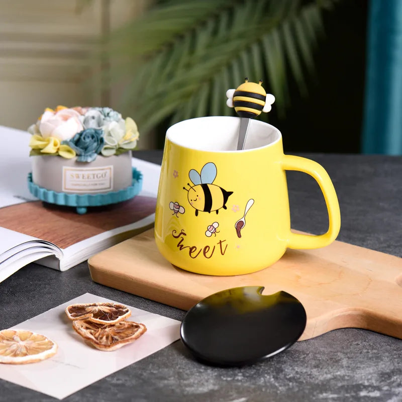 Cartoon Bee Ceramic Mug