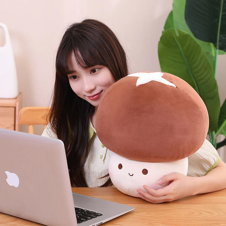 Mushroom Plush Cushion