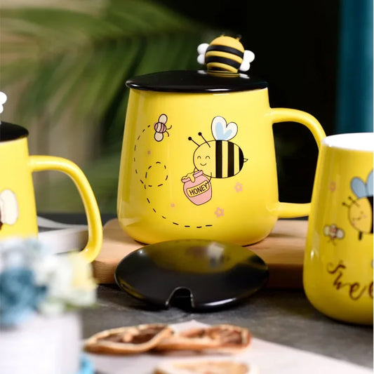 Cartoon Bee Ceramic Mug