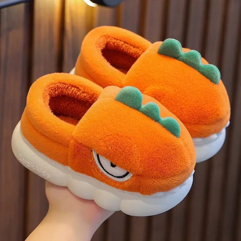 Dinosaur Plush Slippers